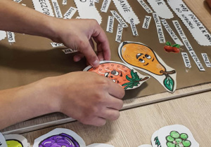 uczniowie projektują mój zdrowy dzień