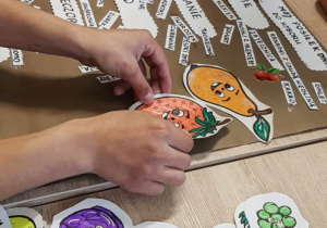 uczniowie projektują mój zdrowy dzień
