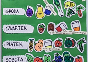 witaminy i minerały na cały tydzień.....propozycja
