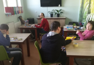 Zajęcia stacjonarne uczestników programu Rehabilitacja 25 plus.
